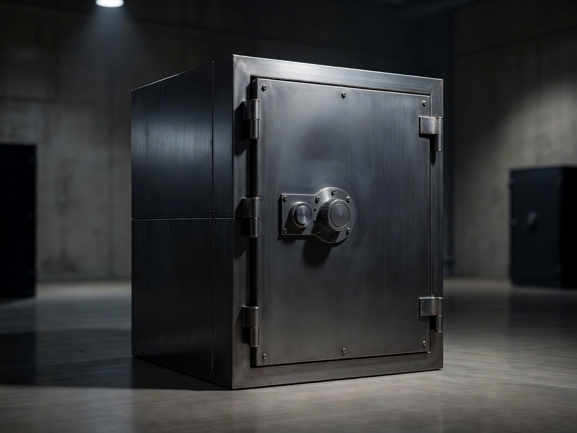 Faraday isolated crypto ledger physical high protection safe